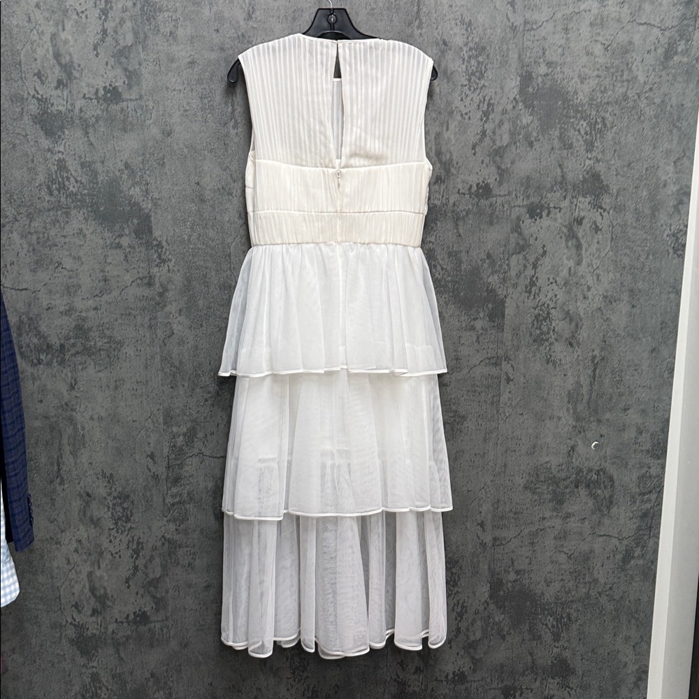 SIMKHAI Benton Pleated Tulle Dress - Picture 3 of 8